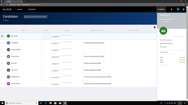 pre built assessment software for banking