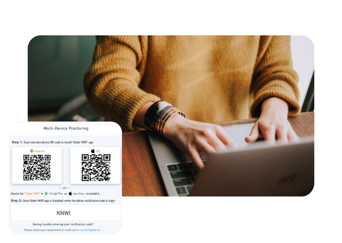 Glider AI skill intelligence platform Multi Device Proctoring